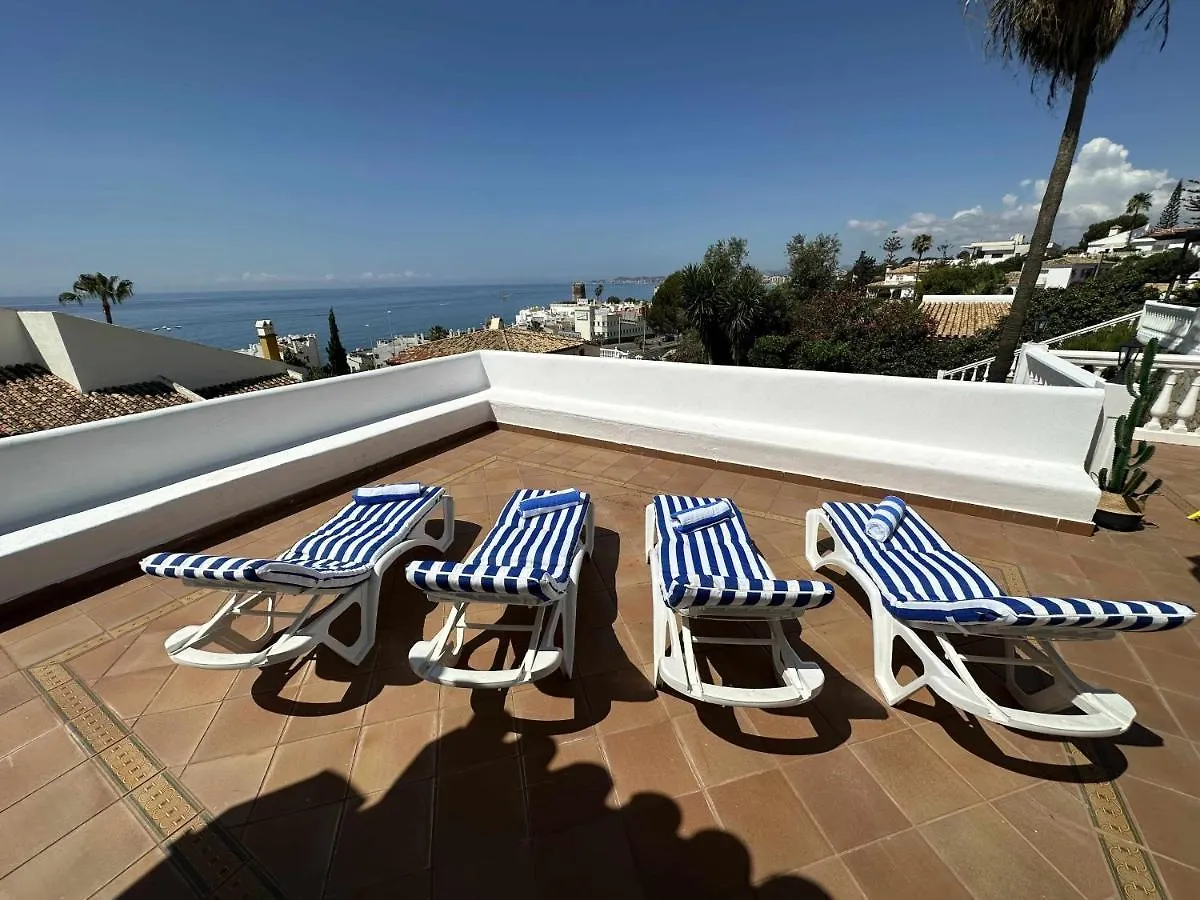 Villa Zebra Sea View Beach Across The Street Benalmadena Spain