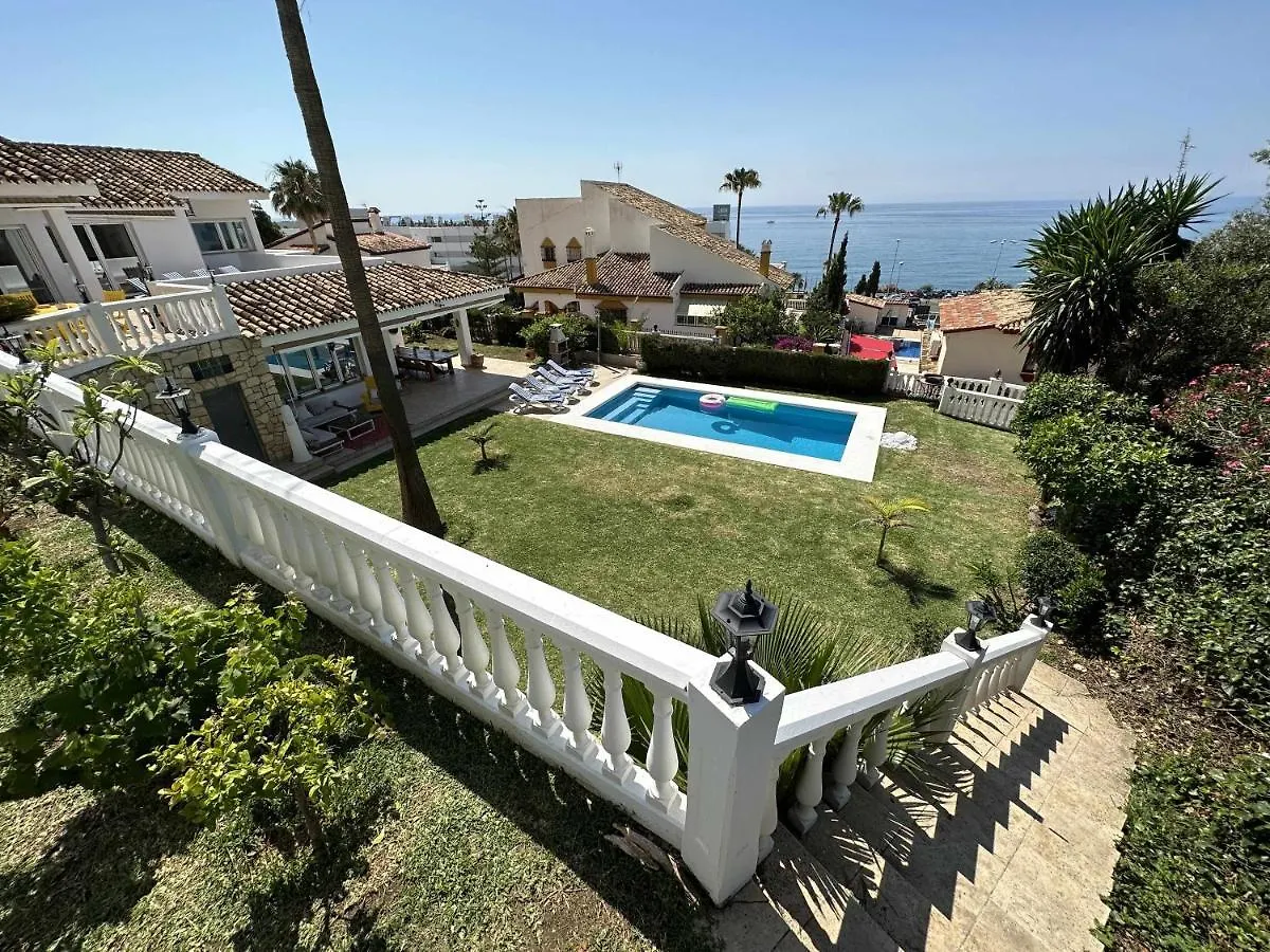 Villa Zebra Sea View Beach Across The Street Benalmadena Spain