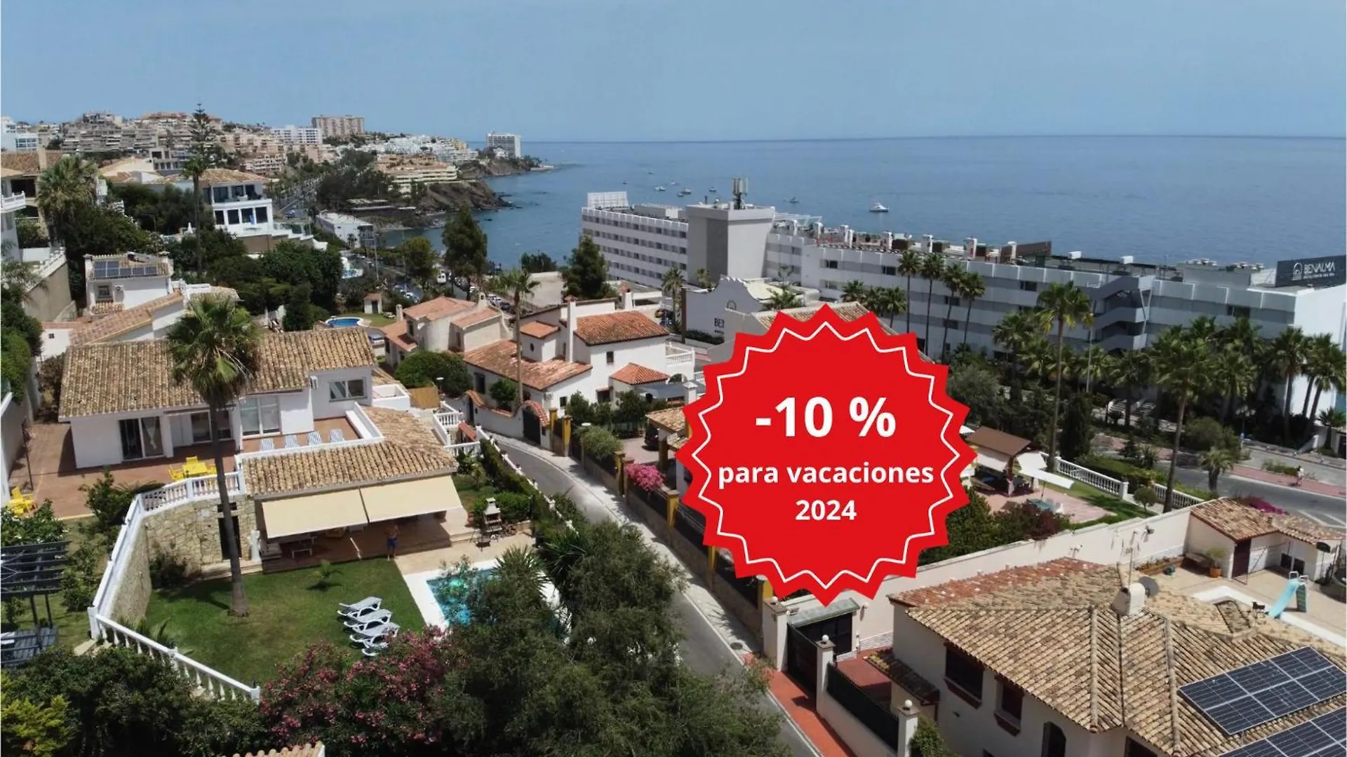 Villa Zebra Sea View Beach Across The Street Benalmadena